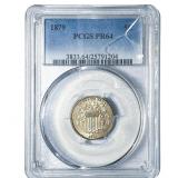 1879 Shield Nickel PCGS PR64