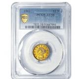 1901 $2.50 Gold Quarter Eagle PCGS AU58