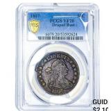 1807 Draped Bust Half Dollar PCGS VF20