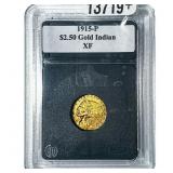1915 $2.50 Gold Quarter Eagle XF