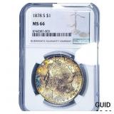 1878-S Morgan Silver Dollar NGC MS66