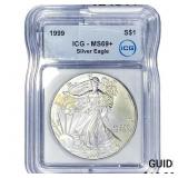 1999 Silver Eagle ICG MS69+