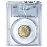 1885 Liberty Victory Nickel PCGS PR63