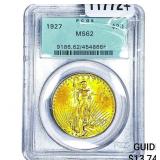1924 $20 Gold Double Eagle PCGS MS62