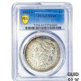 1892-S Morgan Silver Dollar PCGS XF45