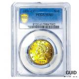 1891-CC $10 Gold Eagle PCGS MS61