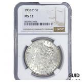 1903-O Morgan Silver Dollar NGC MS62