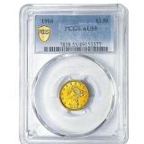 1906 $2.50 Gold Quarter Eagle PCGS AU55