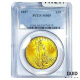 1927 $20 Gold Double Eagle PCGS MS65