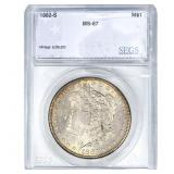 1882-S Morgan Silver Dollar SEGS MS67