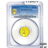 1925-D $2.50 Gold Quarter Eagle PCGS AU58