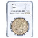 1895-O Morgan Silver Dollar NGC AU53