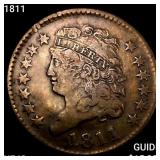 1811 Classic Head Large Cent NEARLY UNCIRCULATED