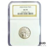 2004 1/4oz Platinum Eagle $25 NGC MS70
