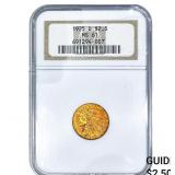 1925-D $2.50 Gold Quarter Eagle NGC MS61