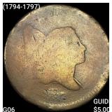 (1794-1797) Liberty Cap Half Cent NICELY CIRCULATE