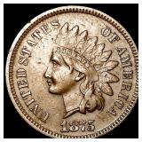 1875 Indian Head Cent NEARLY UNCIRCULATED
