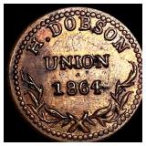 1864 H. Dobson Civil War Token Providence RI UNCIR