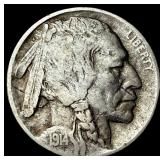 1914-D Buffalo Nickel ABOUT UNCIRCULATED