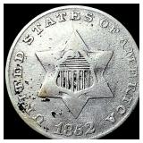 1852 Silver Three-Cent Piece CLOSELY UNCIRCULATED