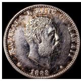 1883 Silver 1/4 Dollar Hawaii Kalakaua I CHOICE AU