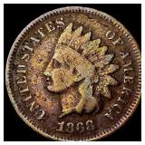 1868 Indian Head Cent LIGHTLY CIRCULATED