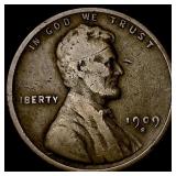 1909-S Lincoln Wheat Cent LIGHTLY CIRCULATED