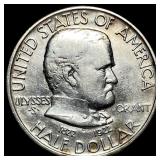 1922-S Silver Half Dollar Grant Commemorative NEAR