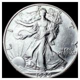 1929-D Silver Walking Liberty Half Dollar CLOSELY