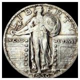 1930 Standing Liberty Silver Quarter CLOSELY UNCIR