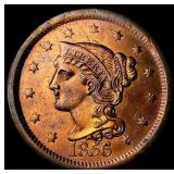1856 Braided Hair Large Cent HIGH GRADE