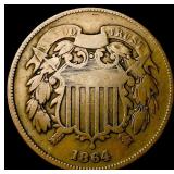 1864 Two-Cent Piece NICELY CIRCULATED