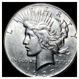 1927 Silver Peace Dollar CHOICE BU