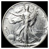 1938-D Silver Walking Liberty Half Dollar NEARLY U