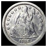1858 Seated Liberty Dime NEARLY UNCIRCULATED