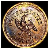 United States Copper/Tradesmen's Currency CLOSELY