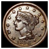 1856 Braided Hair Large Cent CLOSELY UNCIRCULATED