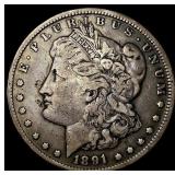 1891-CC Silver Morgan Dollar LIGHTLY CIRCULATED