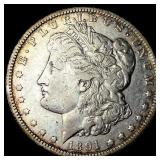 1891-CC Silver Morgan Dollar NEARLY UNCIRCULATED