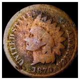 1870 Indian Head Cent NICELY CIRCULATED
