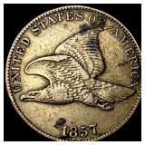 1857 Flying Eagle Cent CLOSELY UNCIRCULATED