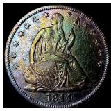 1844-O Silver Half Dollar NEARLY UNCIRCULATED