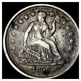 1856 Seated Liberty Half Dime LIGHTLY CIRCULATED