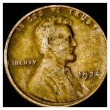 1924-D Lincoln Wheat Cent ABOUT UNCIRCULATED