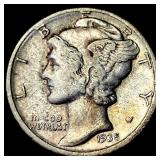 1935 Mercury Dime CLOSELY UNCIRCULATED