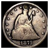 1875-S Silver Twenty Cent Piece HIGH GRADE