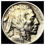 1913-D Buffalo Nickel Type 2 NEARLY UNCIRCULATED