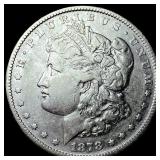 1878 Silver Morgan Dollar NEARLY UNCIRCULATED