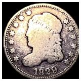 1829 Capped Bust Half Dime NICELY CIRCULATED