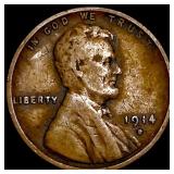1914-D Lincoln Wheat Cent LIGHTLY CIRCULATED